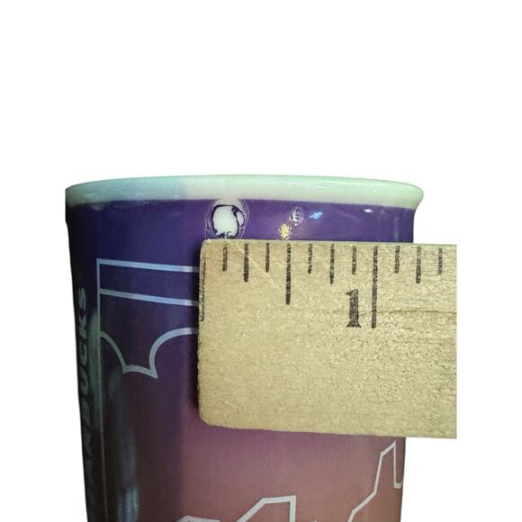 Starbucks New Mexico Ceramic Mug Purple Ombre 2016 NO LID HAS CHIPS READ NOTE - Picture 8 of 9